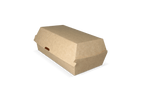 takeaware.nl Friet- en snackbakjes Hotdog box 20x10x8cm kraft/wit BIO
