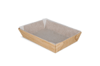 takeaware.nl Houten snackbakje 144x100x35mm