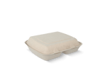 takeaware.nl Maaltijdbakken en schalen Menubox 2-vaks IP4 suikerriet BIO