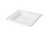 Sugarcane plate 16x16cm white BIO