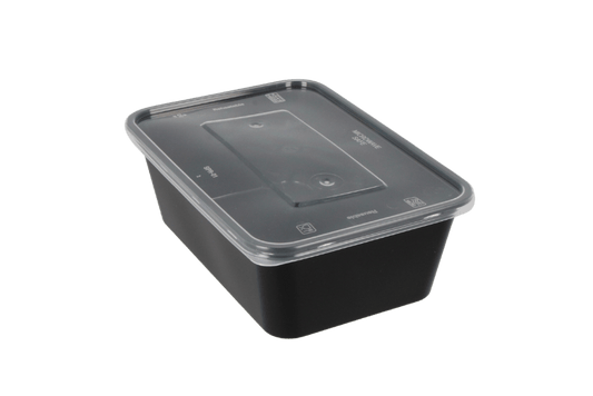 takeaware.nl Maaltijdbakken en schalen Maaltijdbak PP 750ml zwart