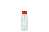 RPET bottle 250cc with orange cap