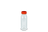 RPET bottle 250cc with orange cap