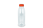 takeaware.nl rPET fles 1000cc met oranje vaste dop