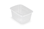 takeaware.nl Saus- en amusebakjes Salade & Saus bakjes 250ml 108mm rechthoekig transparant