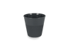 Mehrweg Kaffeebecher, PP, 230 ml ø 89 mm, Grau Rippel
