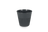 Reusable coffee mug 230cc 8oz ribbed gray