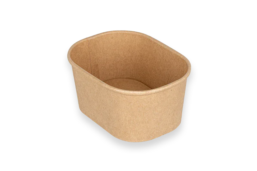 TakeAware.nl Sausbakjes 250ml 108mm rechthoekig kraft