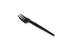 TakeAware.nl Herbruikbare snackvork met snijrand 130mm CPLA zwart BIO