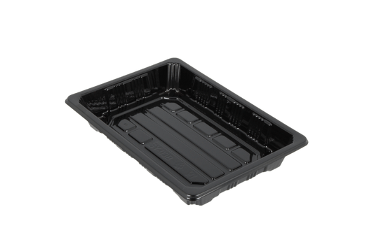 TakeAware.nl Sushi tray SY-03 + deksel 165x115x20mm Zwart