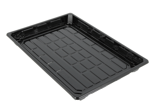TakeAware.nl Sushi tray SY-11 + deksel 256x185x20mm Zwart