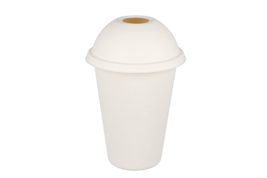 TakeAware.nl Koffiebekers Milkshakebeker klein 360ml 12oz wit suikerriet