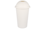 TakeAware.nl Koffiebekers Milkshakebeker middel 450ml 16oz wit suikerriet