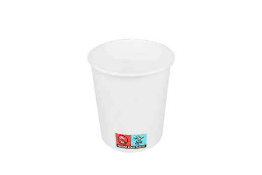 Kaffeebecher, Pappe, 177 ml 7 oz ø 73 mm, Weiß