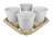 Carrying tray for 4 cups Recycled Cardboard