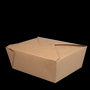 Take-Away-Boxen, Pappe 1300 ml, braun, PE-beschichtet