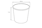 takeaware.nl IJsbekers IJsbeker 360ml Ø90mm 12oz karton zwart