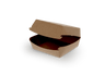 Burger-Boxen Mittel Kraft Braun 120 x 120 x 70 mm FSC®Mix 