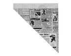 takeaware.nl Puntzakken Puntzakken 'Krant' K21 - 21cm vetvrij papier BIO