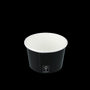 Eisbecher, 120 ml ø 78 mm 4 oz, FSC®Mix Pappe Schwarz