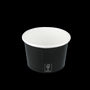 Eisbecher, 240 ml ø 90 mm 8 oz, FSC®Mix Pappe Schwarz
