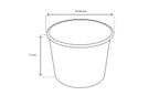 takeaware.nl IJsbekers IJsbeker 360ml Ø106mm 12oz karton wit
