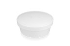 takeaware.nl Saladebakken en bowls Salade Poke Bowl 500ml 20oz Ø148mm wit