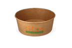 takeaware.nl Saladebakken en bowls Salade Poke Bowl 1300ml 40oz Ø184mm kraft - Ritos Nederland custom