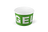 Eisbecher, 360 ml ø 106 mm 12 oz, Pappe Grün 'GELATO'