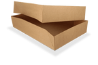 takeaware.nl Cateringdozen Cateringdozen kraft middel met venster 46x32x8cm BIO