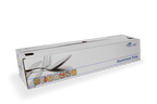 takeaware.nl Folierollen Aluminiumfolie rol in dispenser cutterbox 50cm x 150m