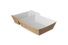 Chips trays A20 (A14+1) kraft/white BIO