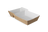Chips trays A20 (A14+1) kraft/white BIO