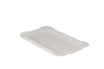 Pappteller fettdicht 10 x 16 cm, weiß, eckig