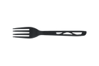 takeaware.nl Bestek Herbruikbare vork 170mm CPLA zwart BIO