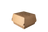 takeaware.nl Hamburgerbakjes Hamburgerbox, bruin 110x115x70mm - BurgerNShake custom - INCL. 15 % korting !