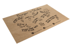 takeaware.nl Placemet 25x38cm kraft - BurgerNShake custom